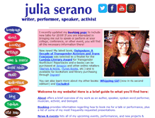 Tablet Screenshot of juliaserano.com
